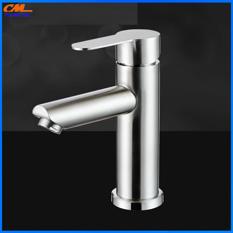 Vòi Lavabo Nóng Lạnh Thân Tròn Mạ Bóng VR-206 11 V1.1