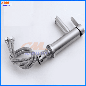 Vòi Lavabo Nóng Lạnh Thân Tròn Mạ Bóng VR-206 4 V1.6