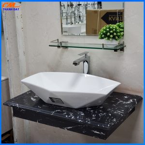 Bàn Đá 1 Tầng, Lavabo Đặt Bàn Mẫu Mã Thời Trang