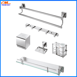 Bộ Phụ Kiện 6 Món Inox, Kệ Kính