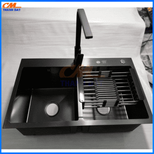 Chậu Rửa Bát 2 Hố Inox 304 7 CHau 2 Ho 7