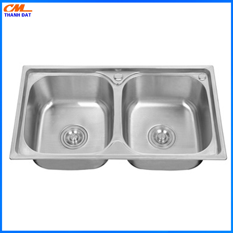 Chậu Rửa Bát 2 Hố Inox