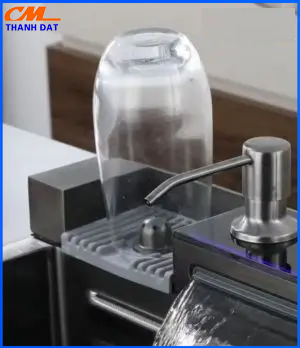 Chậu Rửa Bát Thông Minh 5 Nút Phím Đàn, Hiển Thị Thời Gian Nhiệt Độ, Đa Tính Năng Sử Dụng 23 Chau 2.9