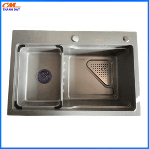 Chậu Rửa Bát 1 Hố Nano Xám, Kích thước 68x45 3 Chau RB 1 Ho 3.3
