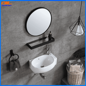 Bộ chậu lavabo treo tường Mini 5 Chau RM MN1