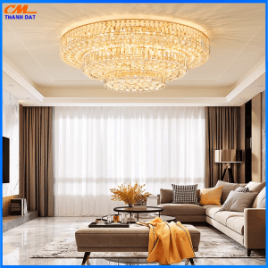 Đèn Mâm Pha Lê Trang Trí Phòng Khách Cao Cấp CMD-7224 4 Den 1.4