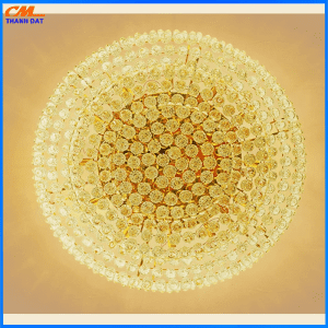 Đèn Mâm Pha Lê Trang Trí Phòng Khách Cao Cấp CMD-7224 5 Den 1.8