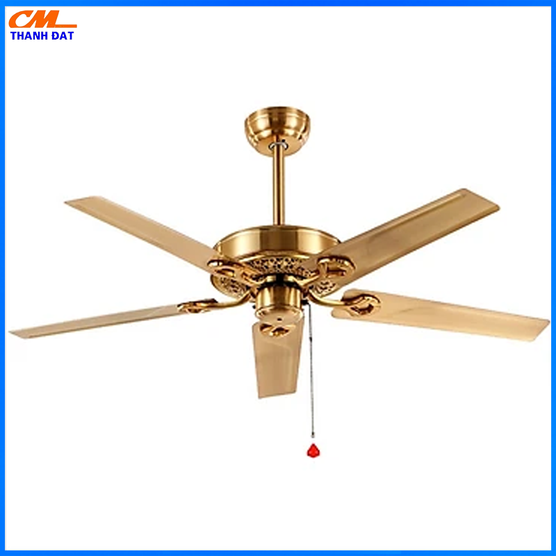 Quạt Trần 5 Cánh Vàng