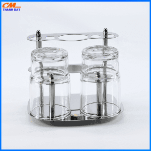 Kệ Cốc Đôi Đánh Răng Inox 304