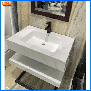 Bàn đá 2 tầng lavabo tràn viền vô cực chống trầy xước 4 Lavabo Tran Vien 1
