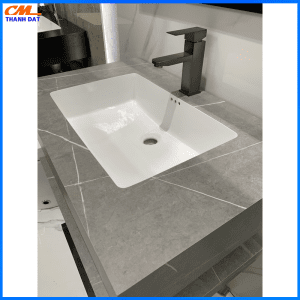 Bàn đá 2 tầng lavabo tràn viền vô cực chống trầy xước 2 Lavabo tran Vien 1.2