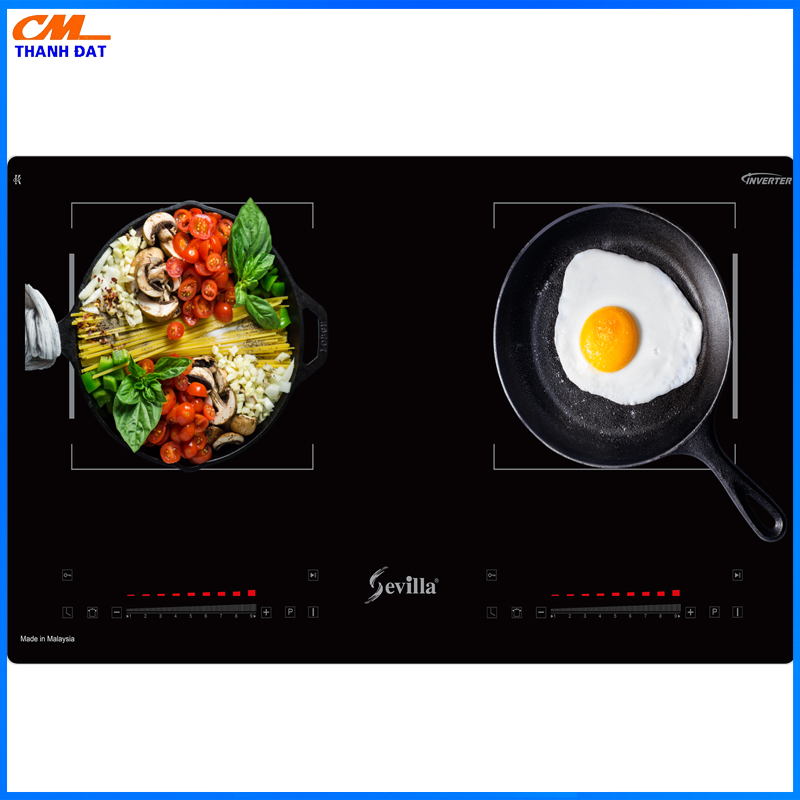 Bếp Điện Từ Sevilla SV-ME758, 2 Từ | Made In Malaysia