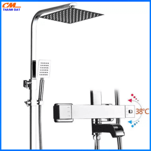 BỘ VÒI SEN TẮM VUÔNG NÓNG LẠNH CAO CẤP