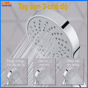 Vòi Hoa Sen Nóng Lạnh M01 7 Sen voi 1.8