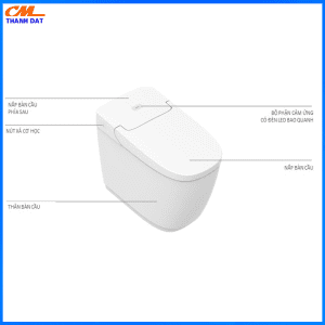 Bồn cầu INAX AC-819VN SARAS AUTO OPEN 2 TM1.2