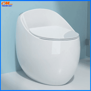 Bồn Cầu Trứng Liền Khối Công Nghệ Xả Xoáy CMC-8001 2 Trung 2 1