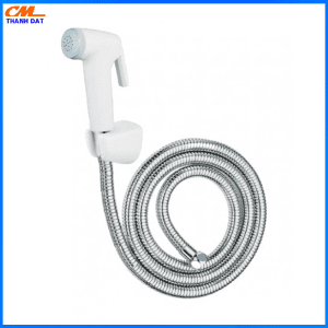 Vòi Xịt Bồn Cầu Đầu Xịt Nhựa, Dây Inox