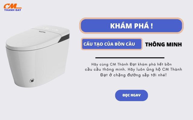 Cấu tạo của bồn cầu thông minh