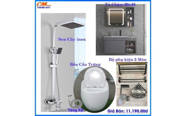 Thiết bị nhà tắm trọn bộ