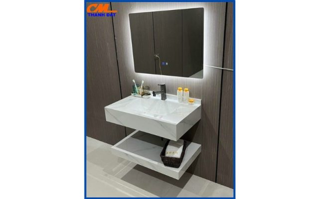 lavabo âm bàn đá