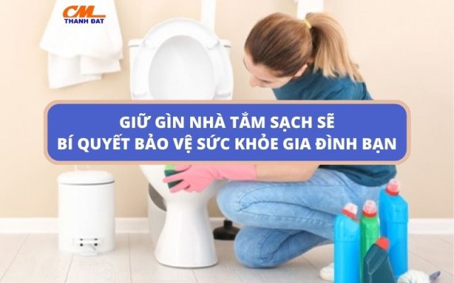 Nhà tắm sạch sẽ
