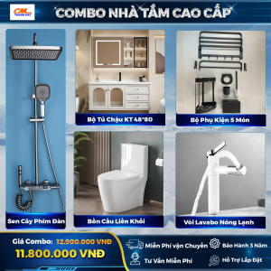 Combo Thiết Bị Vệ Sinh Tiện Nghi CB1