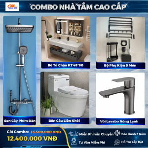 Combo Thiết Bị Vệ Sinh Tiện Nghi CB2
