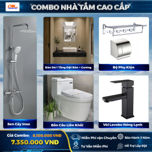 Combo Thiết Bị Vệ Sinh Cơ Bản TB1