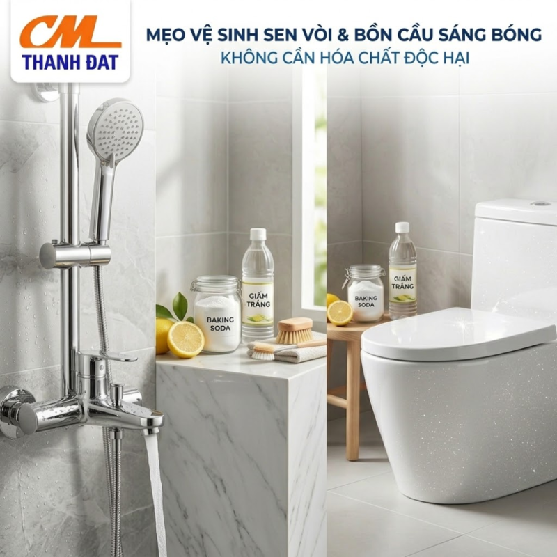 Mẹo Vệ Sinh Phòng Tắm