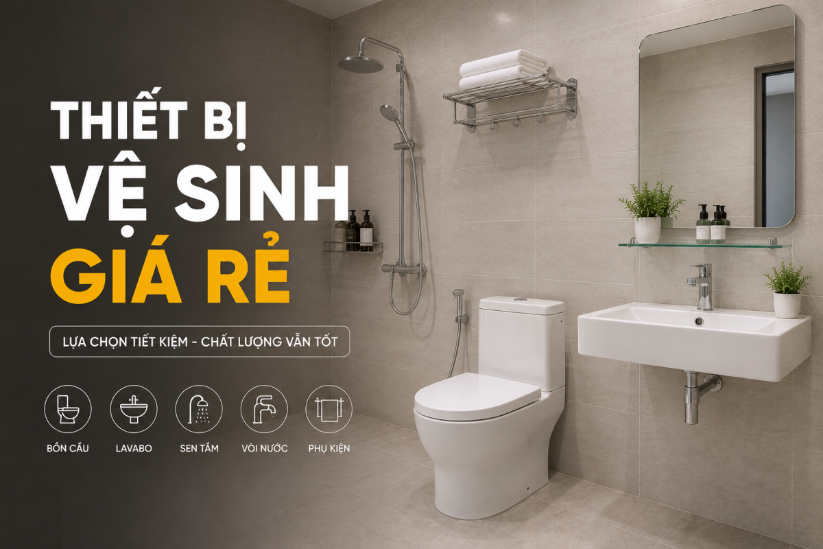 Thiết bị vệ sinh giá rẻ